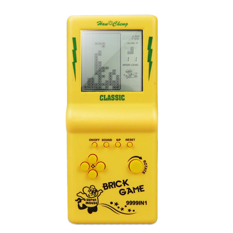 Wholesale cross-border large screen tetris game console - classic retro nostalgic 80/90s handheld game console for kids