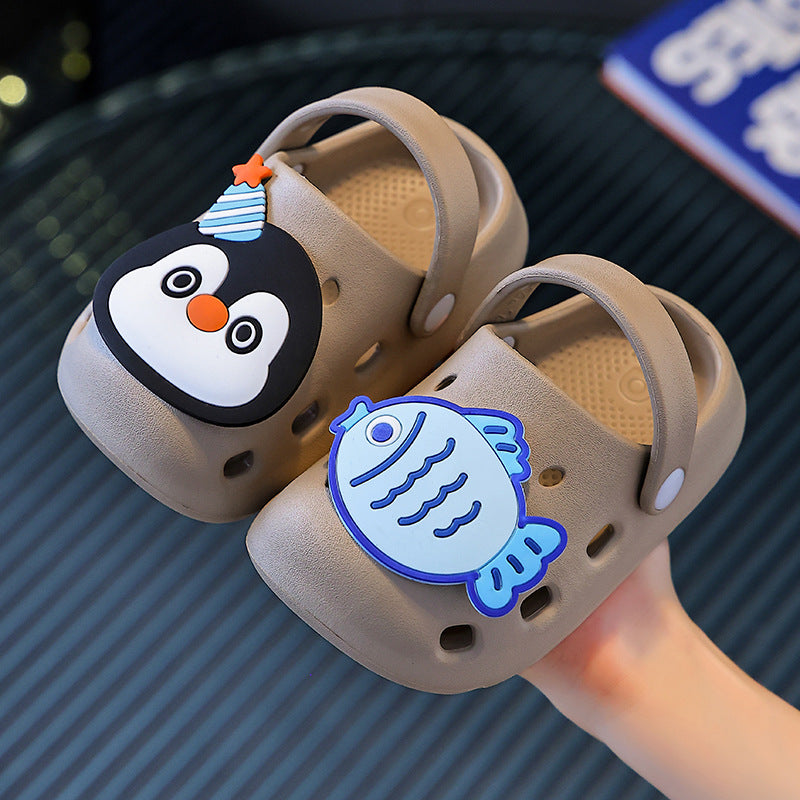 Eva kids' clogs - summer indoor anti-slip cartoon sandals for girls and boys (toddler to big kid sizes) - baby slippers & beach sandals