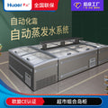 Huaer supermarket frostless island cabinet commercial large capacity meat freezer horizontal combination cabinet ice cream freezer display cabinet