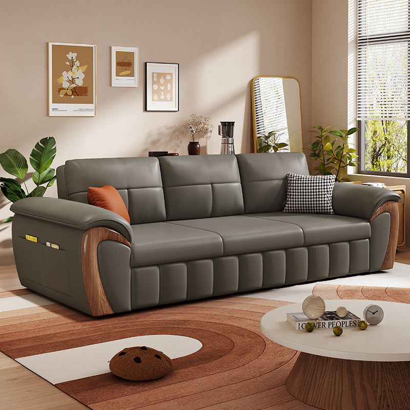 Casualfor homesmall apartment high-end sofa bed sitting and lying multi-functional living room foldable dual-purpose storage all-in-one cat scratching leather