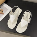 Fairy flip-flop sandals for women 2025 summernew arrivalfashioncasualflats flip-flop one-piece buckle strap sandals wholesale