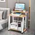 Double-layer desktop computer desk simple small for home mini movable desk bedroom single small apartment computer table