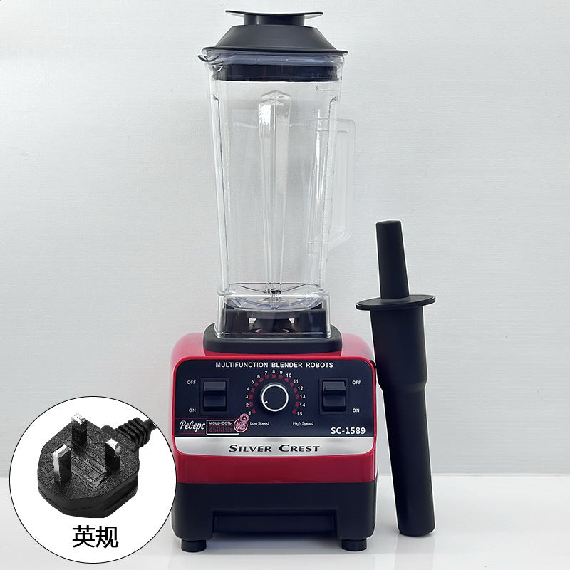 2-in-1 commercial high-power blender & food processor: multi-functional meat grinder, juicer, and kitchen workhorse for home and restaurant use