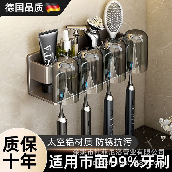Manufacturer supplies bathroom rack, no punching, electric toothbrush, cup holder, hand wash, bathroom storage and hanging shelf