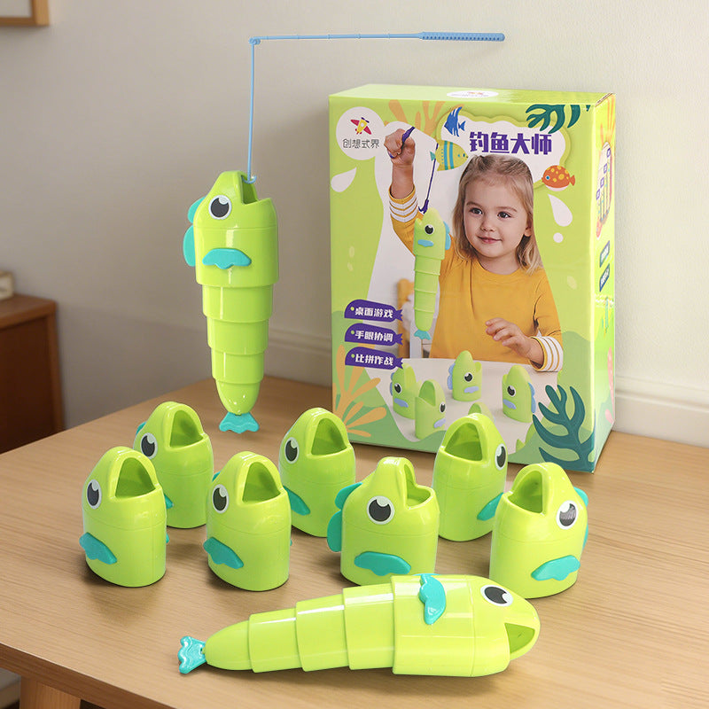 Hook fishing toy board game interactive game children's toy early education puzzle baby 3 boys and girls new year gift