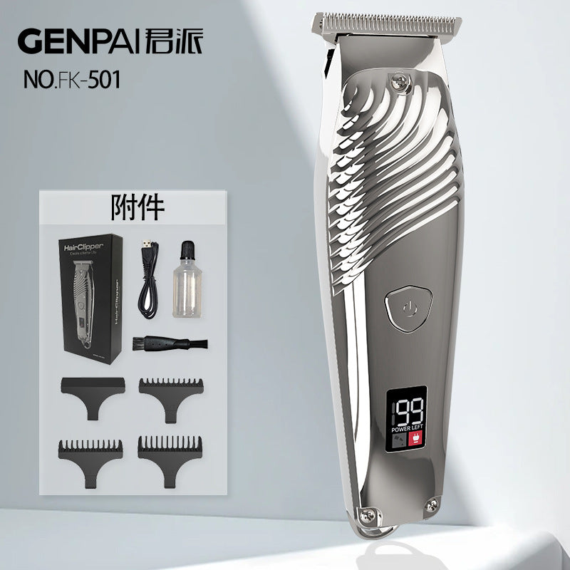 1400mah cross-border hairdressing electric clipper oil head clipper for homeusb rechargeable engraving bald body hair electric clipper