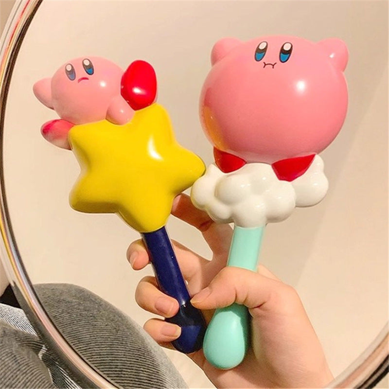 Cute kirby air cushion comb - anti-static, cartoon design, girly massage comb for home use, kids & girls