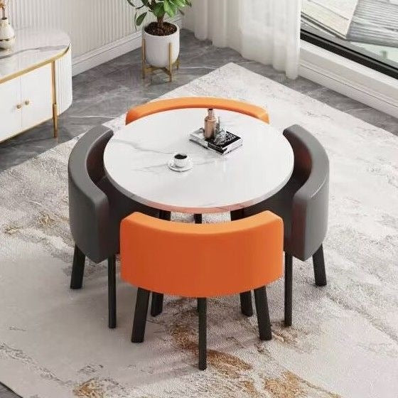 Casual negotiation balcony casual table and chairs office reception coffee shop sales office rest area commercial for home small round table