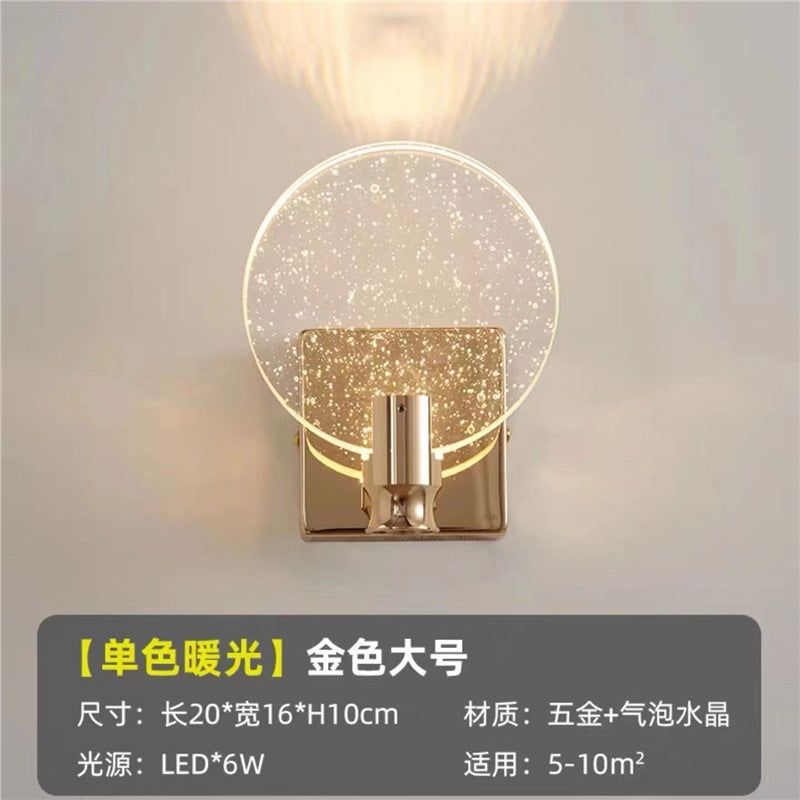 New arrival crystal wall lamp bedside lamp bedside wall lamp led wall lamp master bedroom room wall lamp casualpopular wall lamp