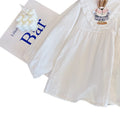 new arrivalpure cottongirlsshirtshirtspring & falllong sleevesstereo rabbit doll collar lace style princess shirt