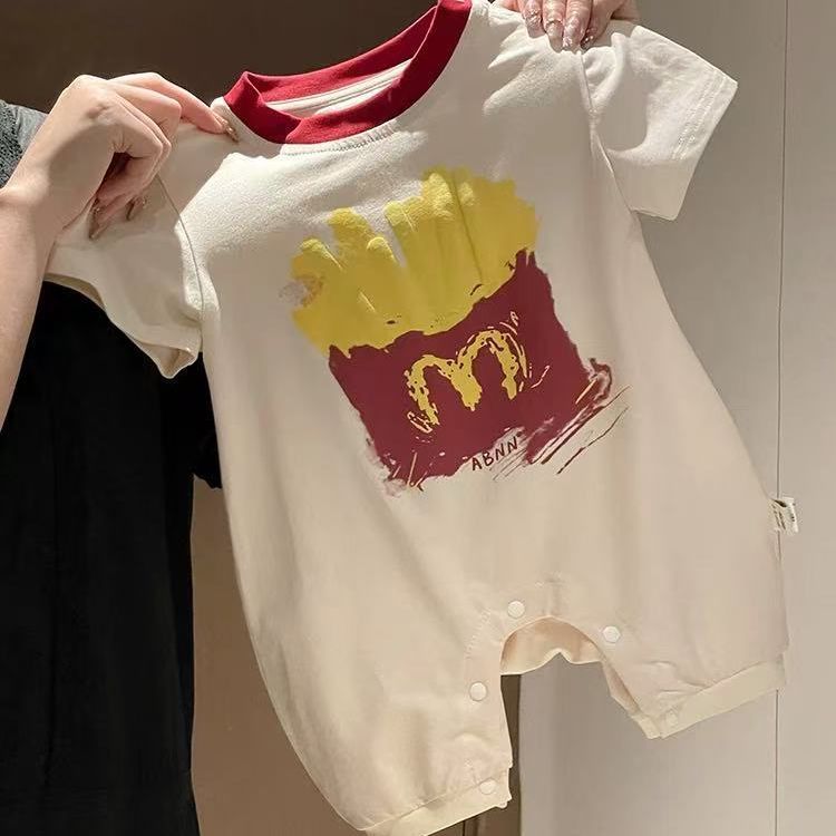 Summer fashionable jumpsuit infant clothes cute baby summer clothes super cute home clothes summer outing clothes