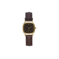 New korean style trendy minimalist retro harajuku fashion quartz leather belt couple watches for students (men & women)
