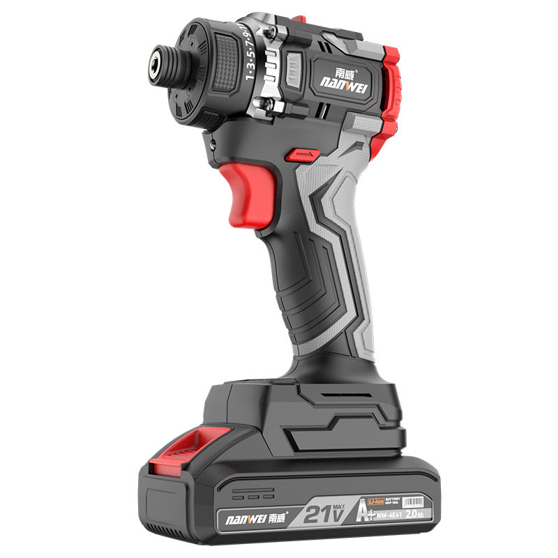 Nanwei brushless lithium battery screwdriver multi-function electric screwdriver electric drill rechargeable screwdriver electric screwdriver