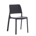 Scandinaviancasual plastic dining chair back chair thickened and stackable for homepopular restaurant restaurant milk tea shop chair