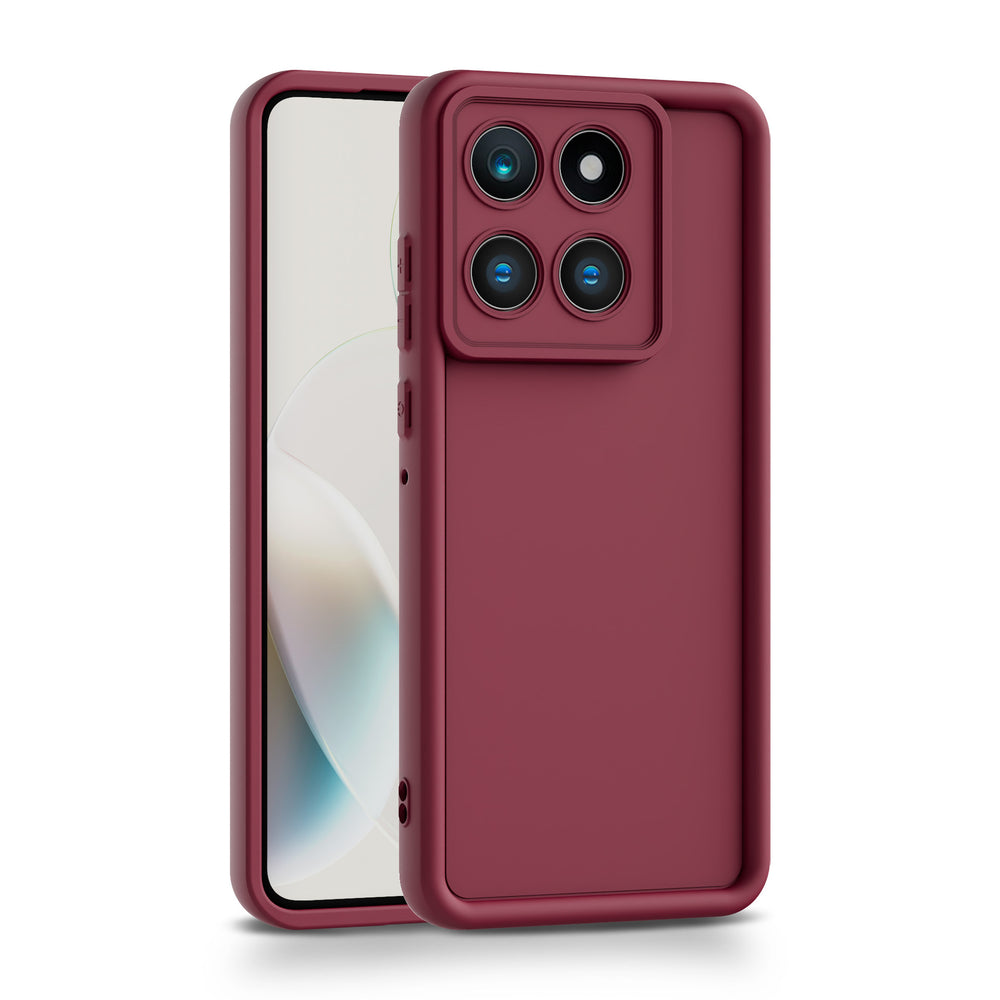 Suitable for moto edge 60 fusion all-inclusive casual mobile phone case motorola pure color anti-fall mobile phone case