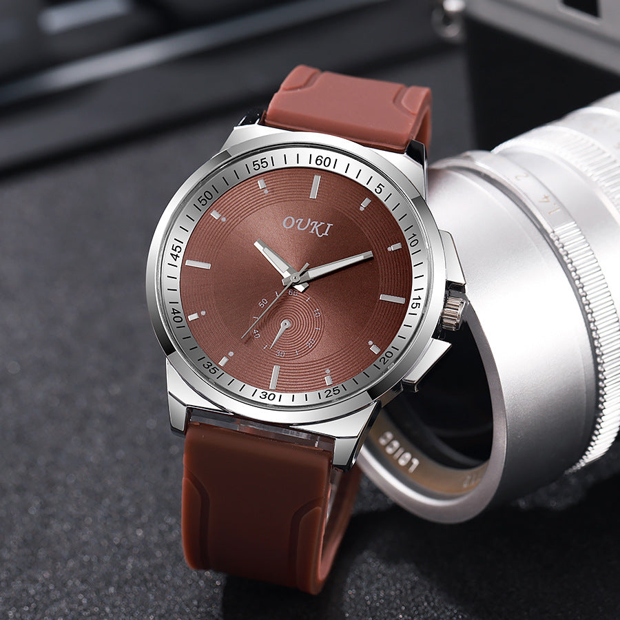 Ouki new men's watch - cross-border hot seller, men's quartz watch, round fashion watch, wholesale men's watches