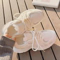 Dad shoes for women, 2026 spring/summer new collection, breathable mesh sneakers with chunky platform soles for added height, perfect for pairing with skirts, athletic and casual style
