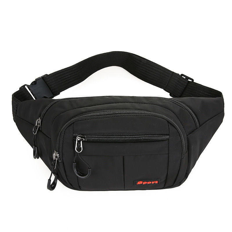 New men's and women's fanny packs, business collection, large-capacity bags, sports multi-function messenger bags, casual waterproof mobile phone breast bags