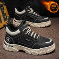 Boots men's 2025new arrivalwinterworkwear shoes men's shoes fleece-linedthickened cotton boots snow boots men's cotton shoes