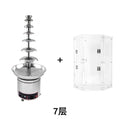 Commercial chocolate fountain/waterfall machine - 4/5/6/7 tier windshield cover - pvc windproof & dustproof plastic isolation shield