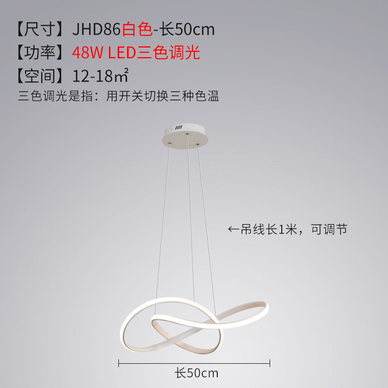 2025 genuine chandelier modern simple fashion lamp Zhongshan lighting new restaurant dining table bar net bedroom chandelier