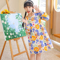 Girls' autumn simple dress, spring and autumn children's skirt, korean style princess dress, baby dress, simple dress for toddlers and young children
