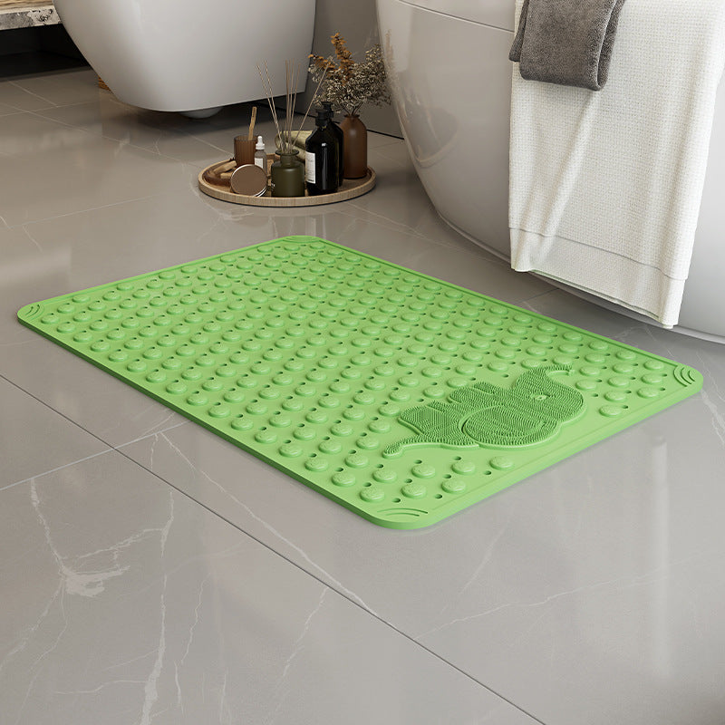 Bathroom non-slip mat, shower house children's anti-drop foot mat, bathroom bath mat, environmentally friendly PVC massage floor mat