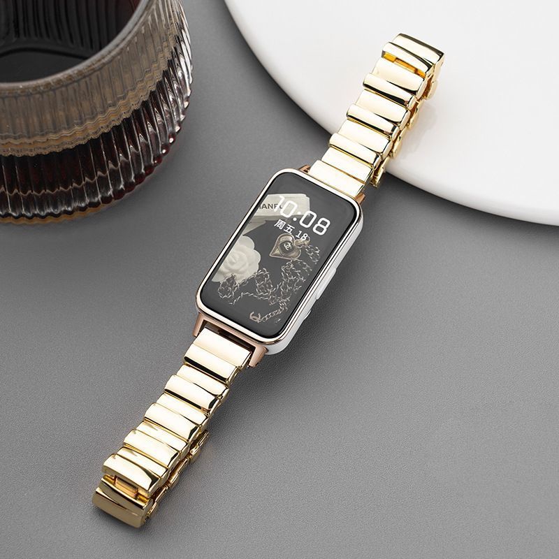 Niche luxury smartwatch for women and men - running & fitness tracker, heart rate monitor, alarm clock, offline payment, and message notifications
