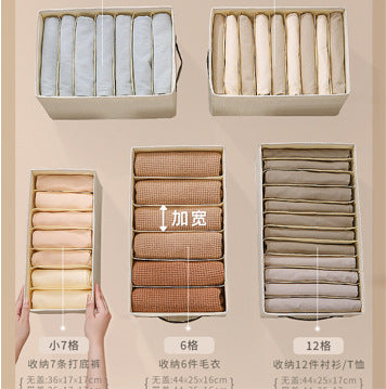 Fabric windowable cotton and linen storage box wardrobe storage finishing large clothes storage box toys foldable wholesale