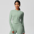 European and american nude feel compression zip-up jacket - quick-dry, breathable yoga top - suitable for casual wear, running, sports, and fitness