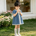 Summer girls' dresses  new korean style baby princess dress thin lace girl's dress summer outfit