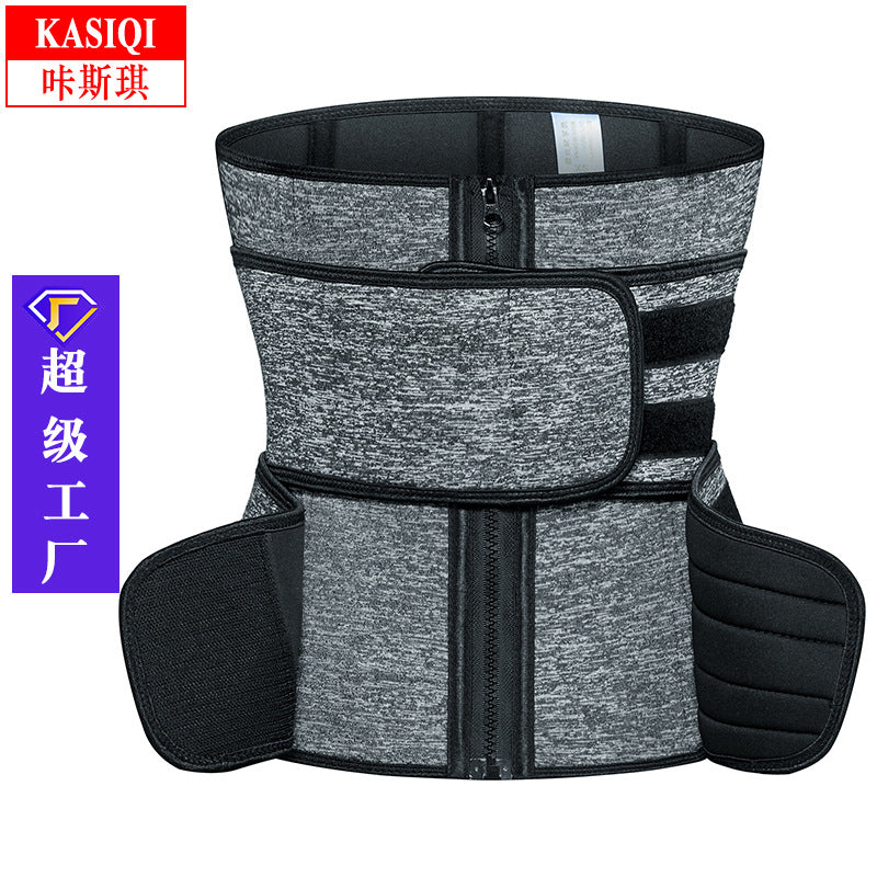 European and american style sweat-inducing workout waist trainer - tummy control, back support, and hot shaper neoprene shapewear for women