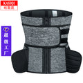 European and american style sweat-inducing workout waist trainer - tummy control, back support, and hot shaper neoprene shapewear for women