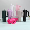 Amazon 40oz third generation ice cup 304 stainless steel vacuum thermos cup large capacity portable handle car cup