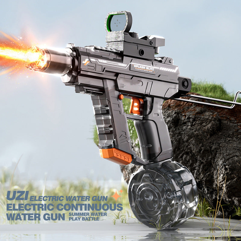 summer water electric continuous water gun toy outdoor large capacity beach water splashing festival wholesale boys and girls