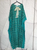 Special offer: 3d floral lace embroidered loose fit batwing sleeve robe - african women's clothing