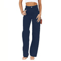 Hot-selling women's denim jeans for cross-border e-commerce: stylish, wide-leg, washable, and stretchy jeans perfect for work or everyday wear