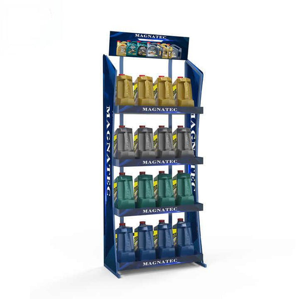 4S Parts Store Auto Parts Metal Rack Gasoline Lubricant Display Rack Tool Display Rack