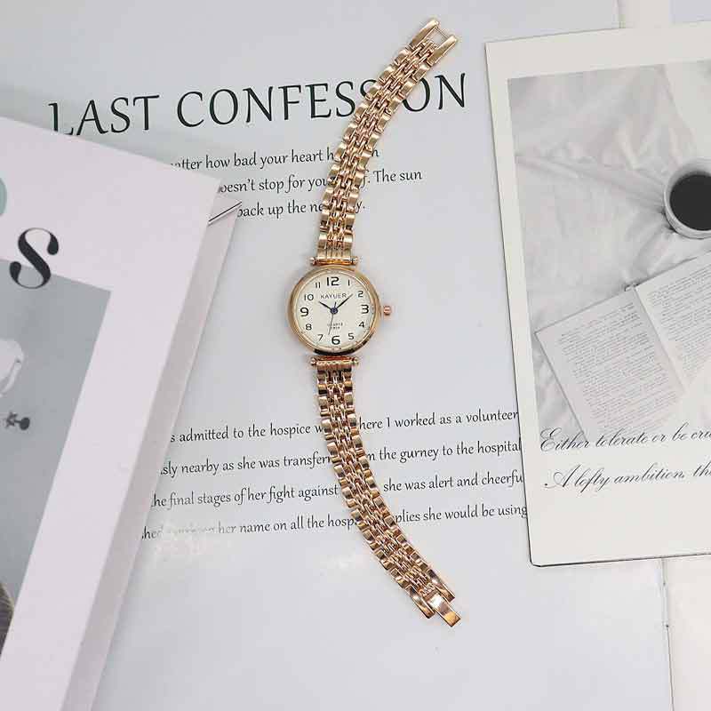 2025 new arrival: exquisite stainless steel bracelet watch for women - casual, stylish, and versatile quartz wristwatch, direct from the manufacturer