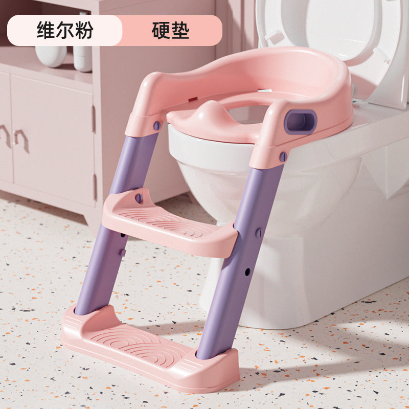 Children's toilet staircase type special toilet for boys and girls, auxiliary pad frame, ladder foot step stool toilet ring