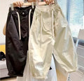 Boys' and girls' mosquito-proof pants, summer lightweight cotton cargo pants, new casual loose-fit trousers for boys