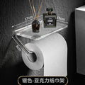 Acrylic roll paper holder toilet paper holder storage rack cross-border exclusive free labeling bathroom storage rack paper holder