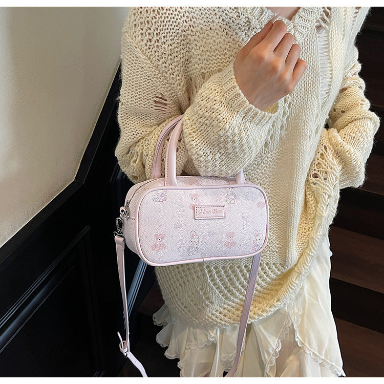 Cross-border super fire small bag women's summer versatile 2025 new fashion messenger bag Korean version popular portable small square bag