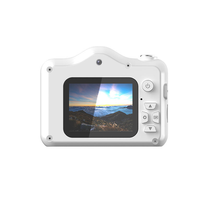 48mp retro dual-lens cute digital camera - perfect for campus students! instant photo printing & mobile phone photo transfer