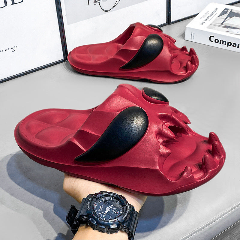 EVA men's slippers summer 2025 new funny slippers home trend thick bottom women's personality wholesale one-word drag