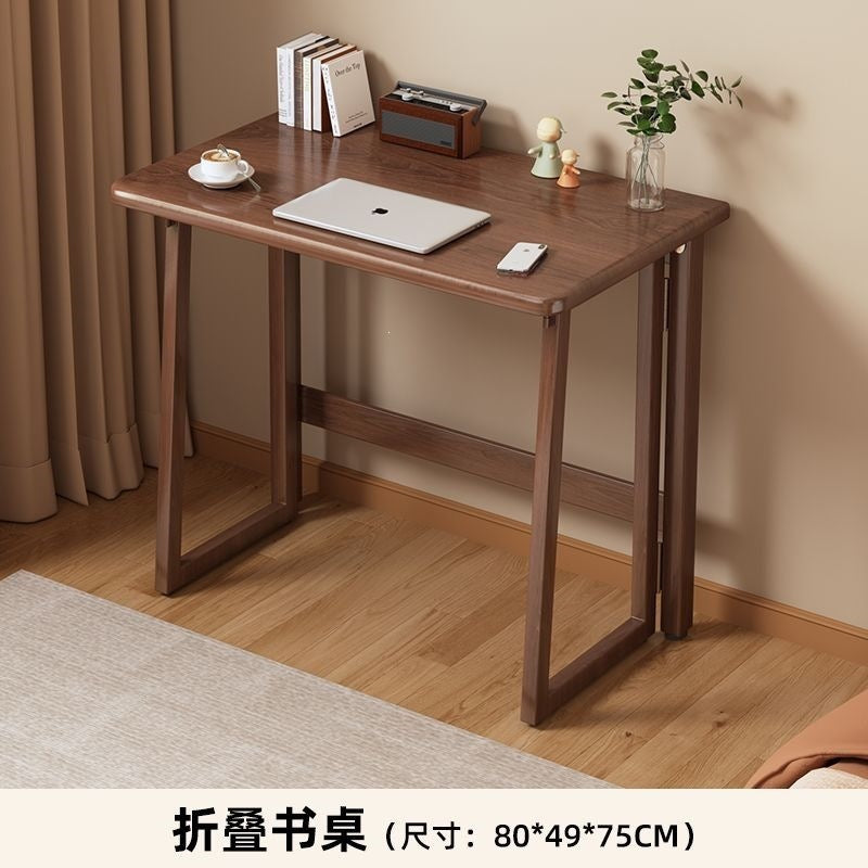 Installation-free foldable desk foldable writing desk small dining table student for home living room bedroom foldable table