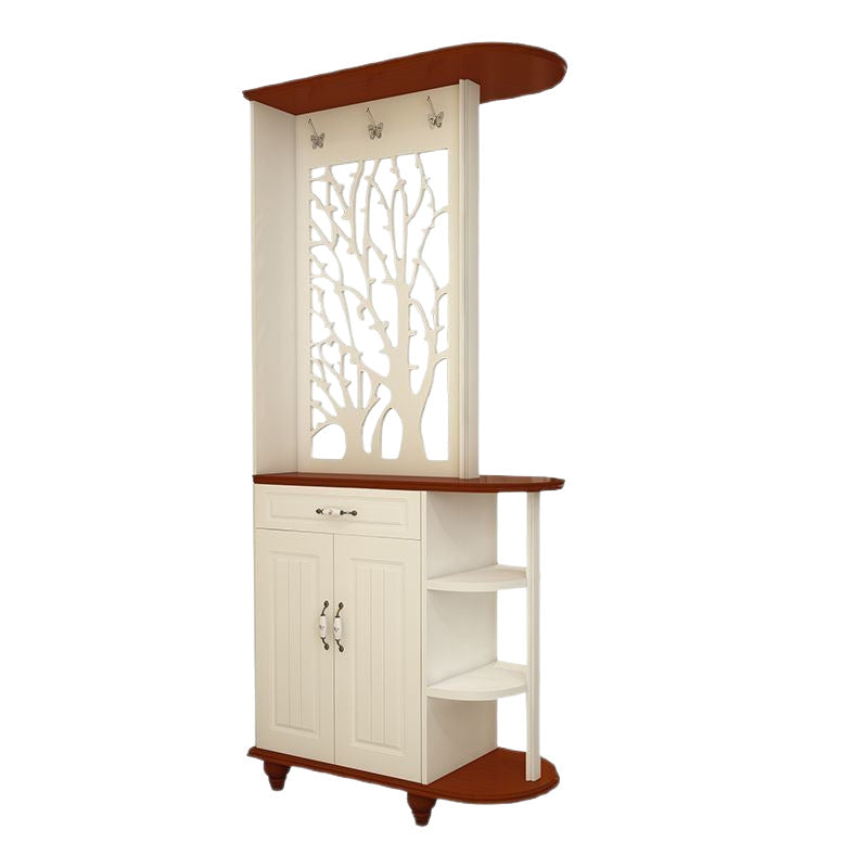 Double-sided entrance cabinet partition cabinet living room cut out screen casual entrance shoe cabinet room hall cabinet foyer entrance cabinet