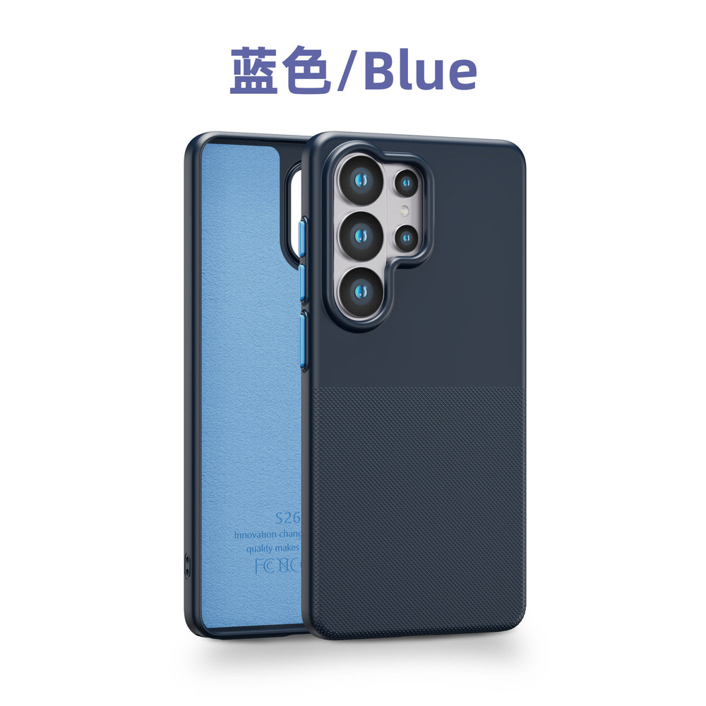 Suitable for sanxing s26ultra round protruding point magnetic tpu mobile phone case sams25 official polka dot pattern mobile phone case