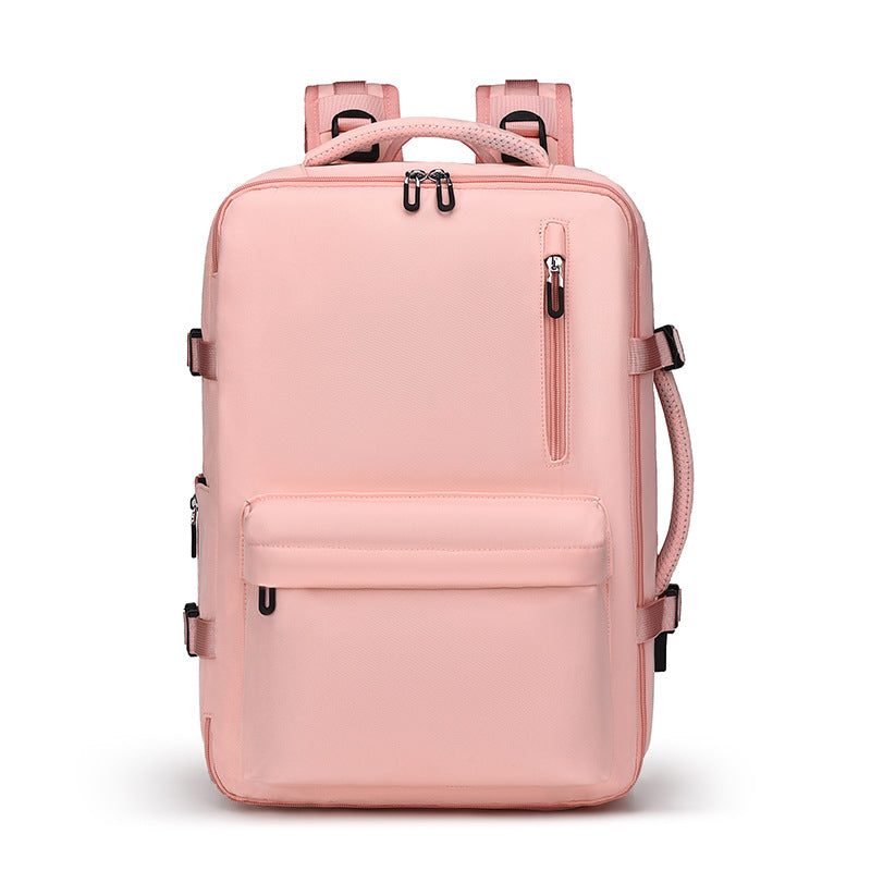 Cross-border fashion leisure travel expansion backpack large capacity lightweight backpack business commuter laptop bag