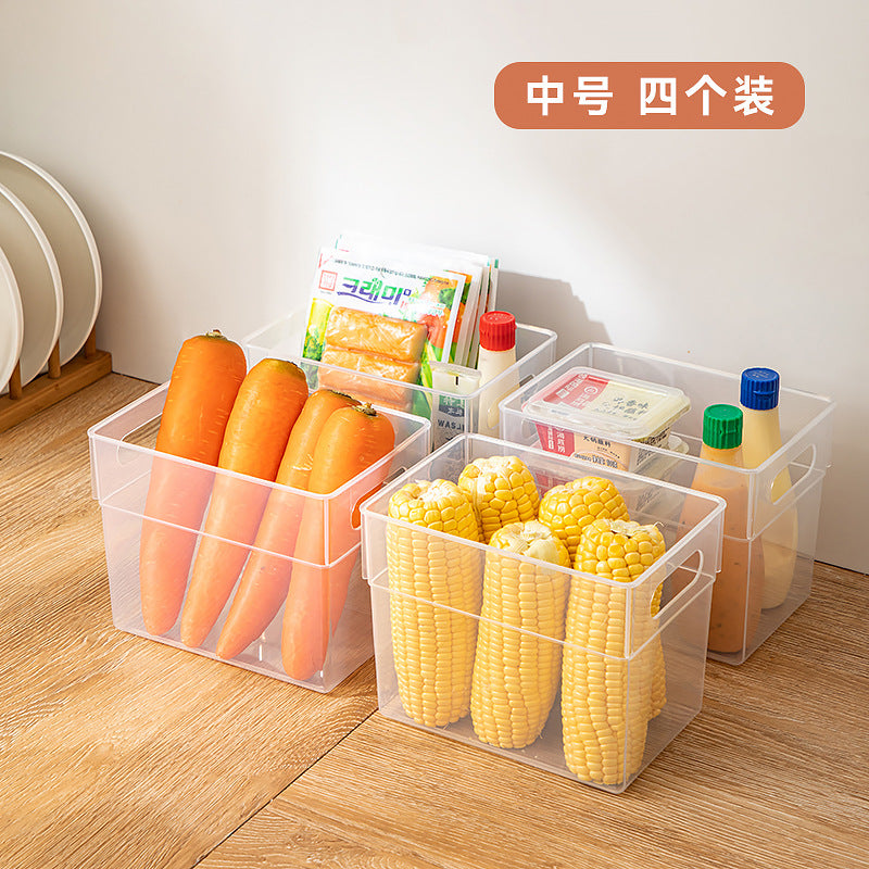 Kitchen Vegetables and Fruits Refrigerator Storage Box Transparent Frozen Fresh-keeping Box Food Grade Beverage Dumplings Egg Storage Box